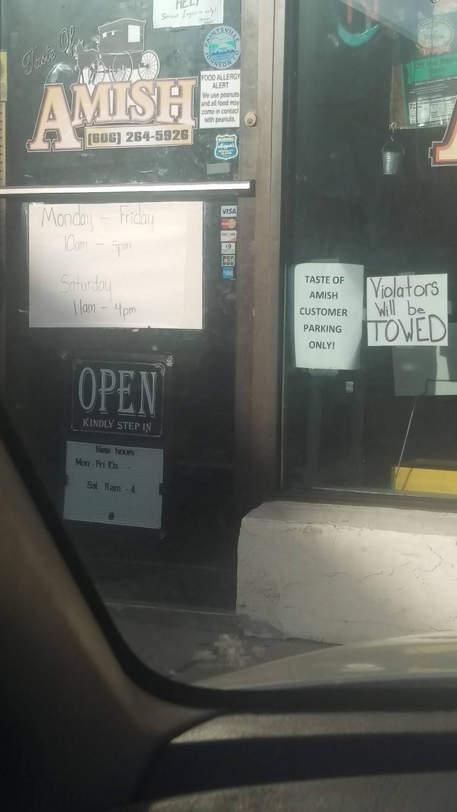 Taste Of Amish | restaurant | 950 Broadway St, Paintsville, KY 41240, USA | 6062645926 OR +1 606-264-5926