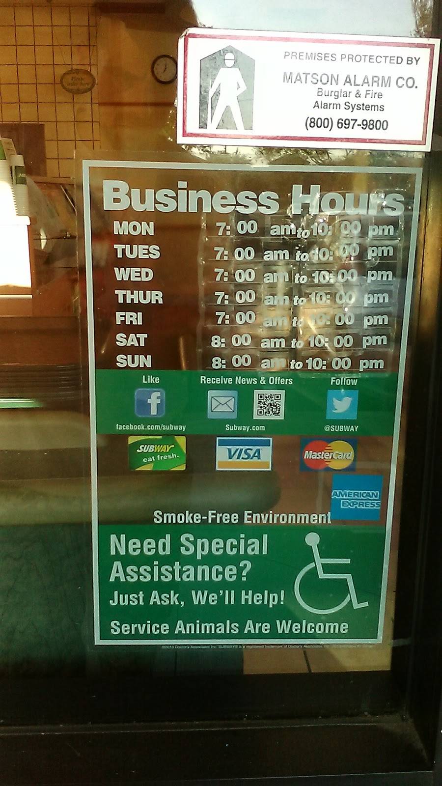 Subway | restaurant | 186 N 12th Ave, Hanford, CA 93230, USA | 5595850416 OR +1 559-585-0416