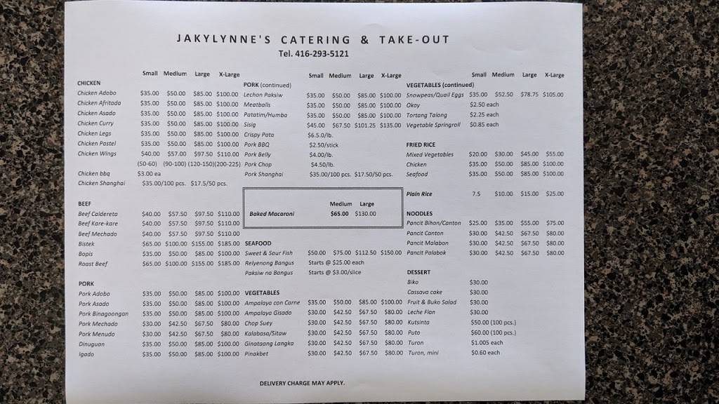 Jakylynnes | restaurant | 3430 Sheppard Ave E, Scarborough, ON M1T 3K4, Canada | 4162935121 OR +1 416-293-5121