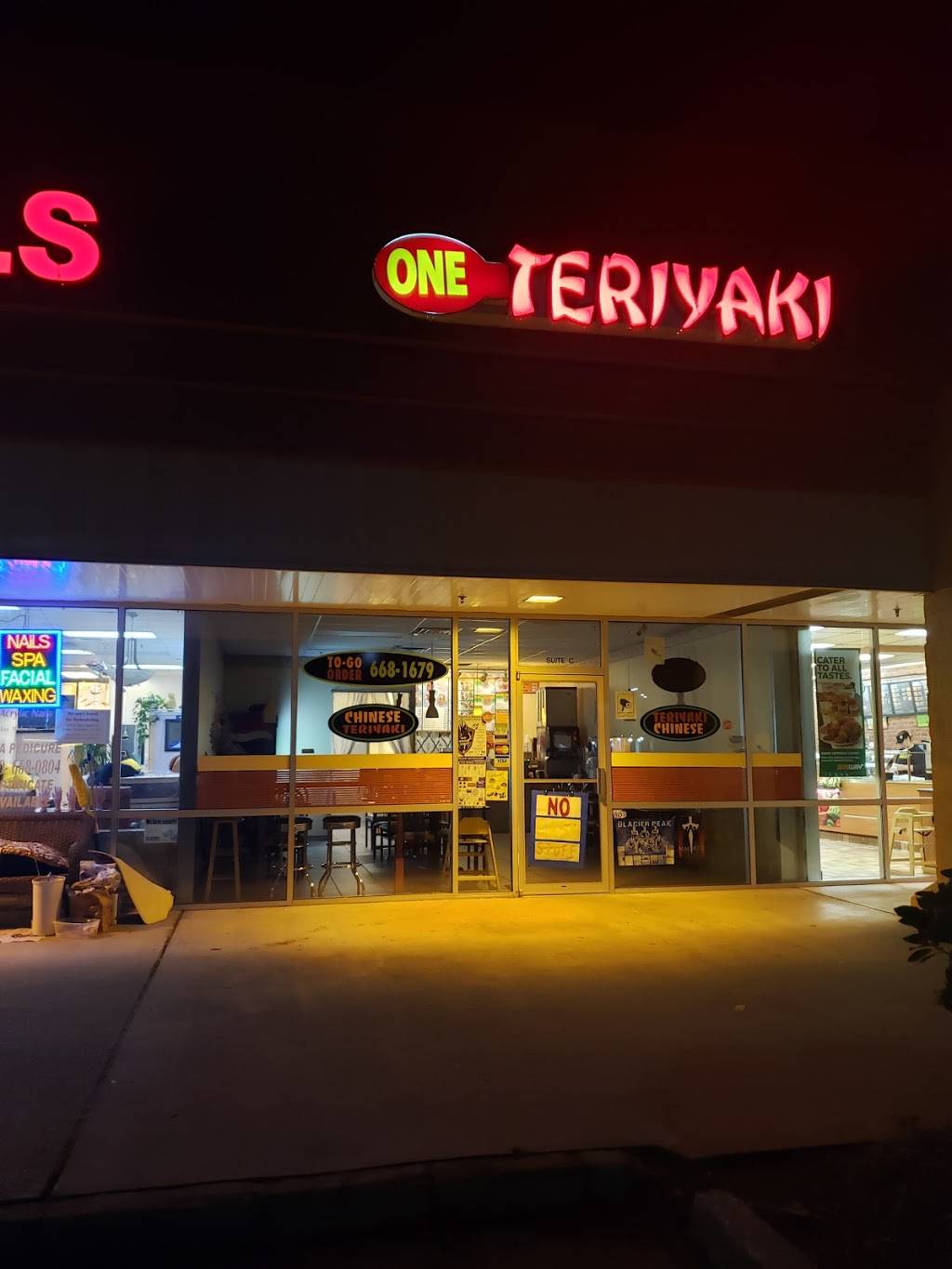 One Teriyaki | restaurant | 17424 WA-9 C, Snohomish, WA 98296, USA | 3606681679 OR +1 360-668-1679