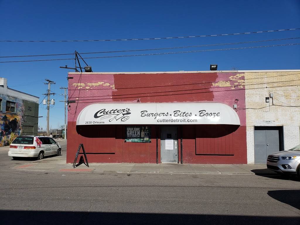 Cutters Bar & Grill | restaurant | 2638 Orleans St, Detroit, MI 48207, USA | 3133930960 OR +1 313-393-0960