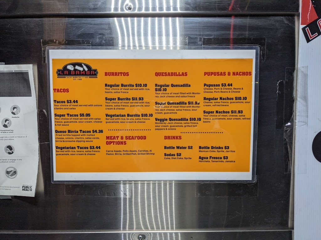 Taqueria La Bamba | restaurant | 2135 Old Middlefield Way, Mountain View, CA 94043, USA | 6509672659 OR +1 650-967-2659