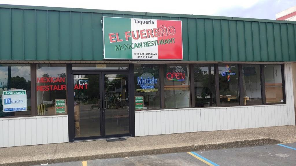 El Fuereño | restaurant | 1015 Eastern Blvd, Clarksville, IN 47129, USA | 8122884480 OR +1 812-288-4480