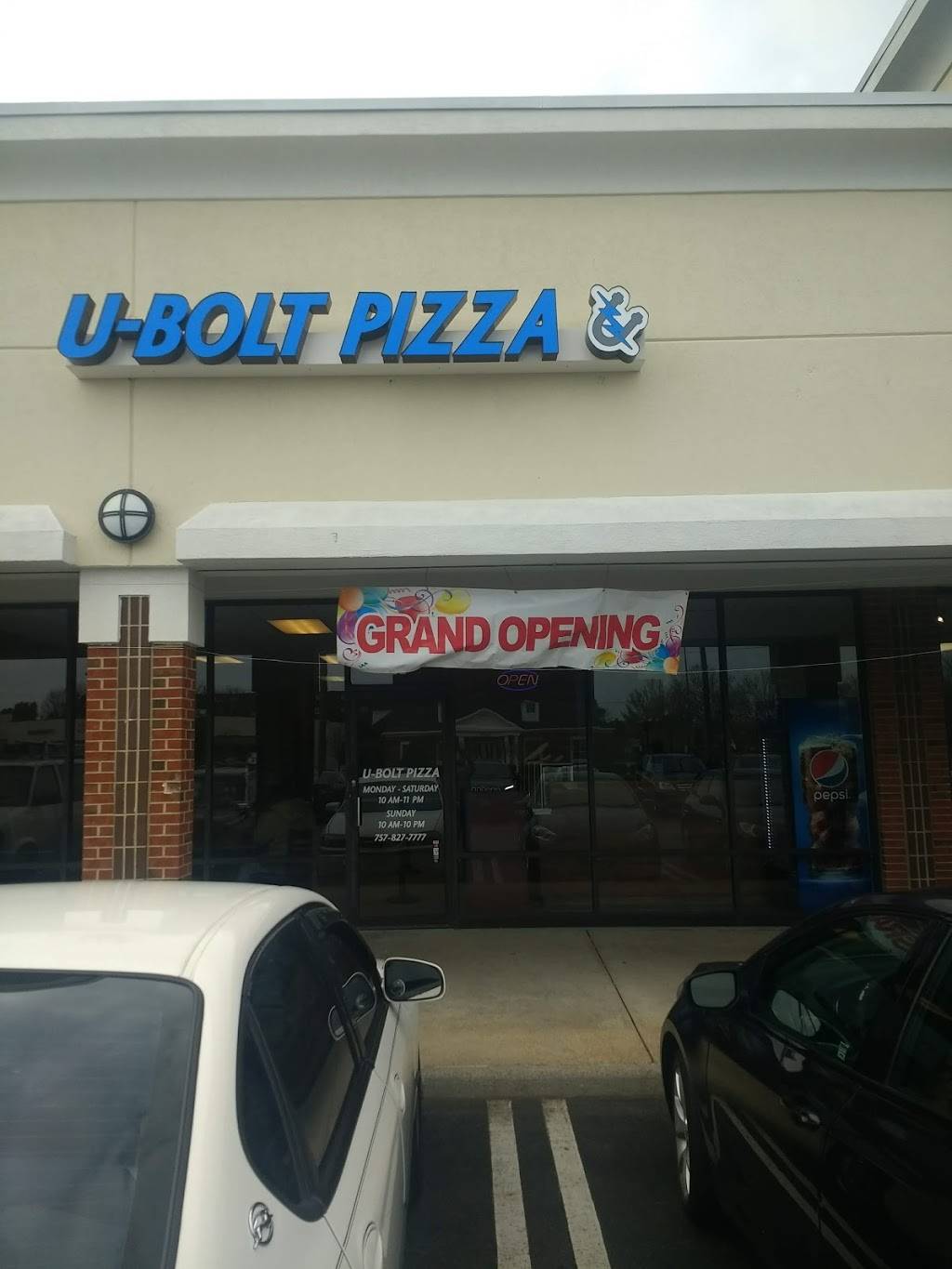 U-BOLT PIZZA | restaurant | 91 Coliseum Crossing, Hampton, VA 23666, USA | 7578277777 OR +1 757-827-7777