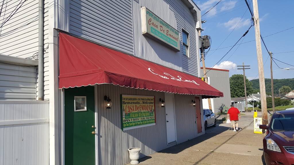 Casa De Emanuel | restaurant | 460 Mulberry St, East Liverpool, OH 43920, USA | 3303829255 OR +1 330-382-9255