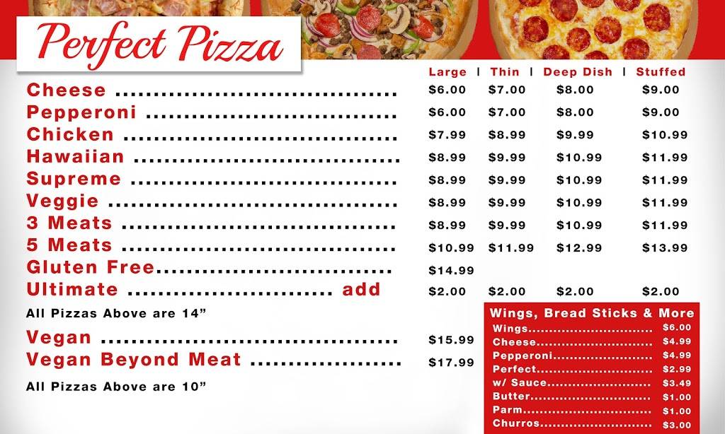 Perfect Pizza | restaurant | 16477 Bernardo Center Dr, San Diego, CA 92128, USA | 8585246568 OR +1 858-524-6568