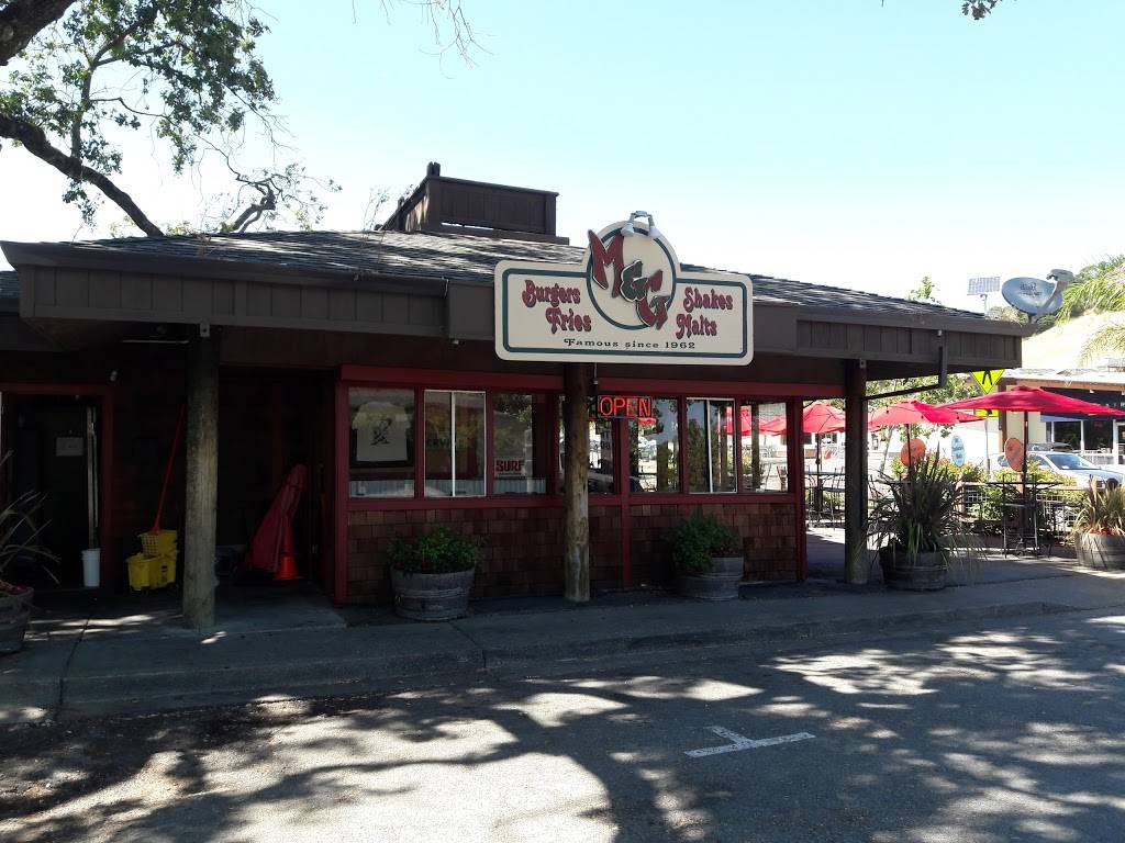 M & G Burgers & Beverages | restaurant | 2017 Sir Francis Drake Blvd, Fairfax, CA 94930, USA | 4154540655 OR +1 415-454-0655