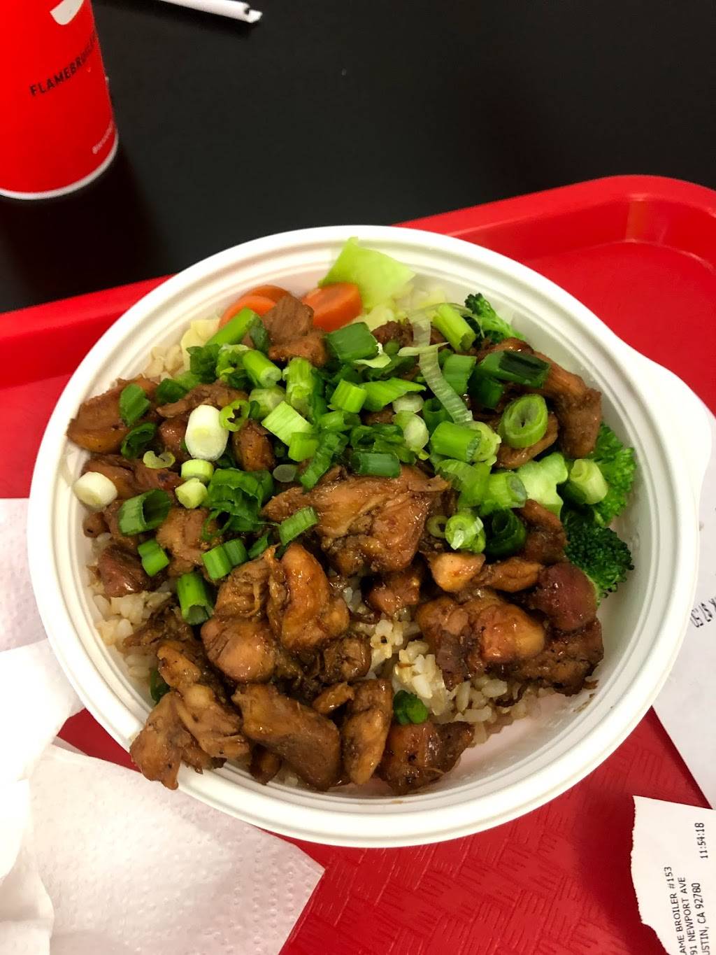 The Flame Broiler | restaurant | 15091 Newport Ave, Tustin, CA 92780, USA | 7142588080 OR +1 714-258-8080