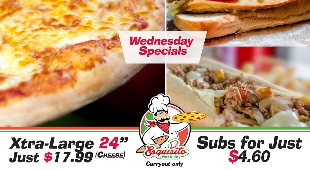 Esquisito Pizza | restaurant | 2623 Peters Creek Rd, Roanoke, VA 24017, USA | 5405624172 OR +1 540-562-4172