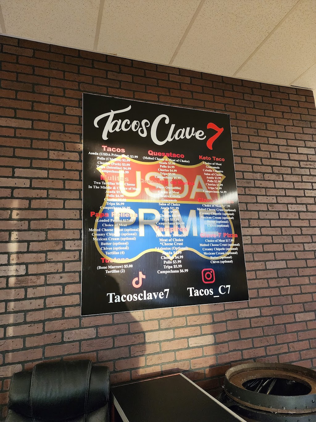 Tacos Clave 7 | restaurant | 17985 Bear Valley Rd, Hesperia, CA 92345, USA | 4423865288 OR +1 442-386-5288