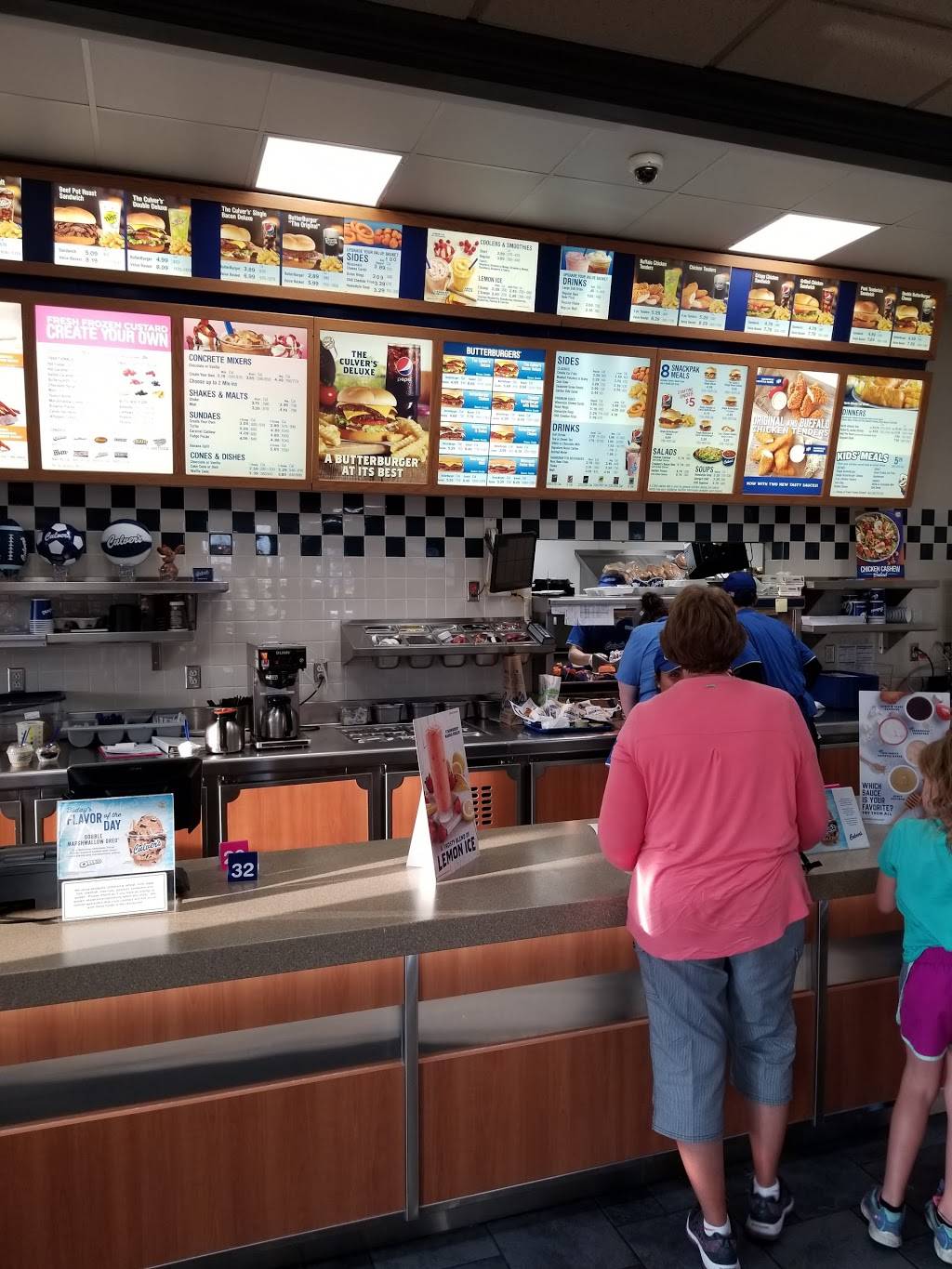 Culvers | restaurant | 6386 S Scatterfield Rd, Anderson, IN 46013, USA | 7656405158 OR +1 765-640-5158