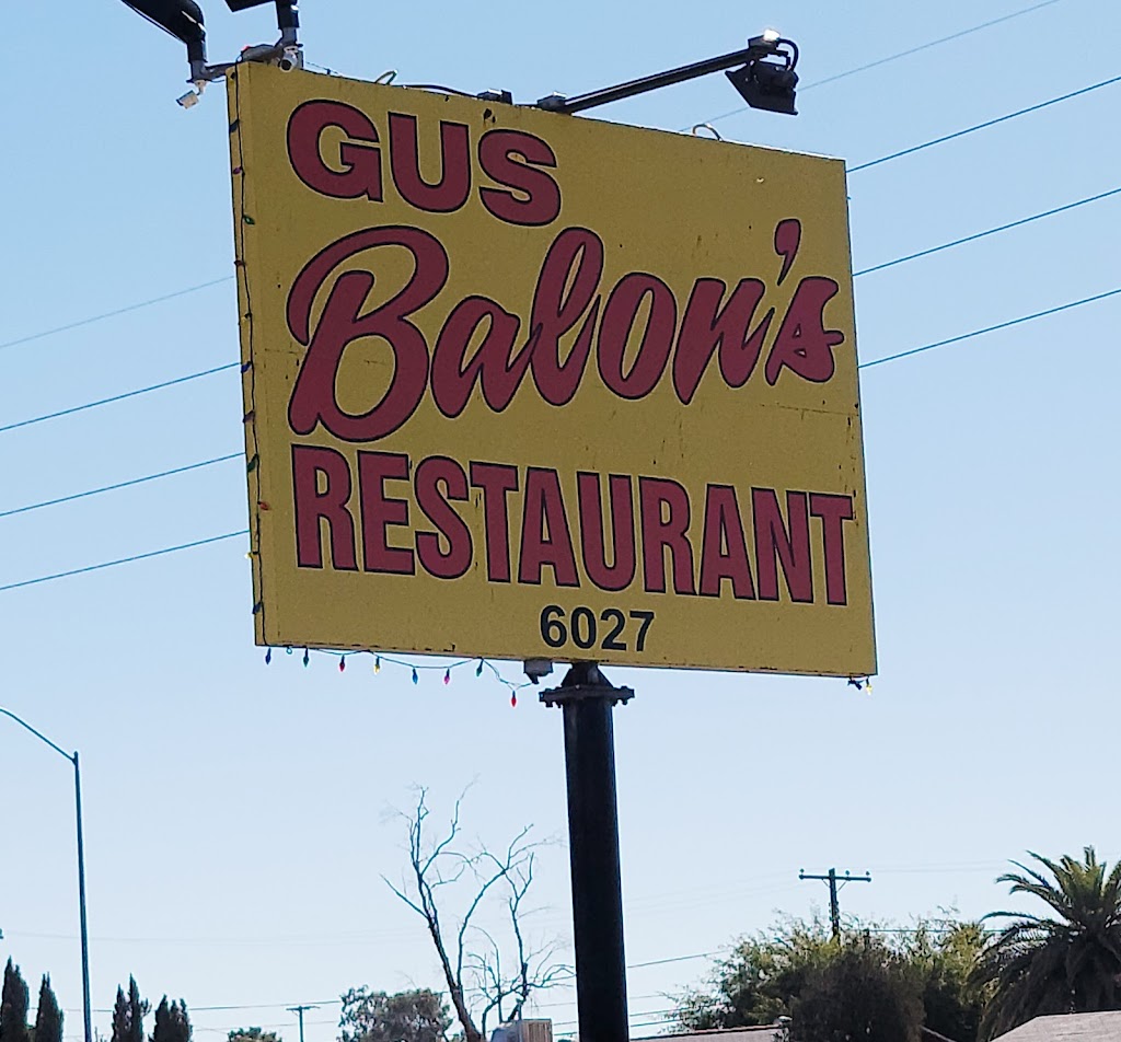 Gus Balons Restaurant | restaurant | 6027 E 22nd St, Tucson, AZ 85711, USA | 5207477788 OR +1 520-747-7788