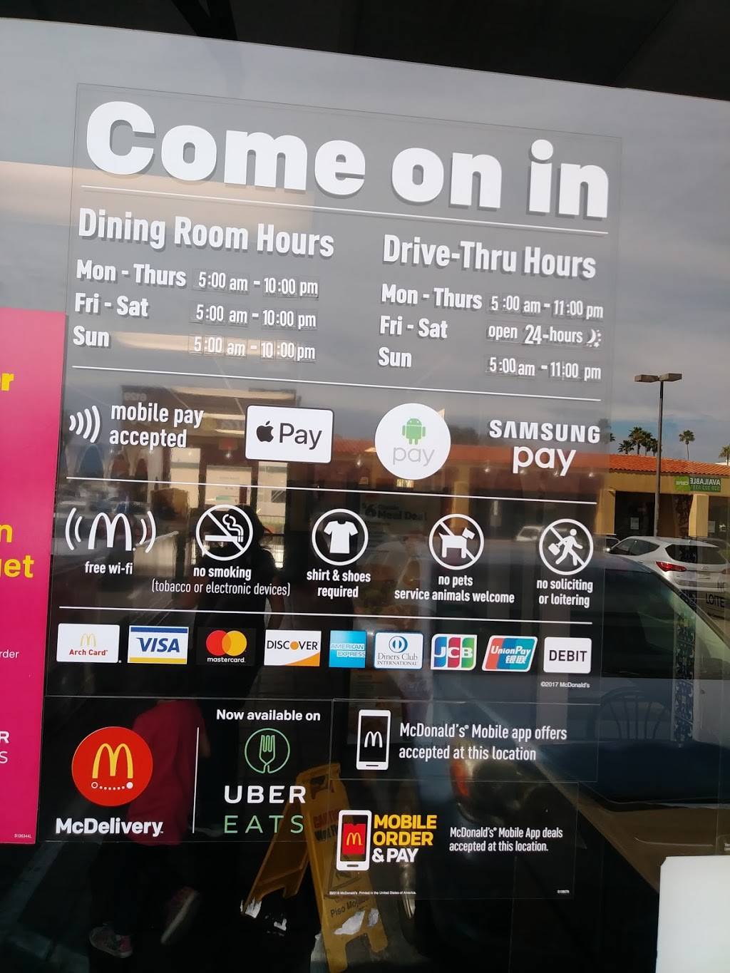 McDonalds | cafe | 6102 E Broadway Blvd, Tucson, AZ 85711, USA | 5207906011 OR +1 520-790-6011