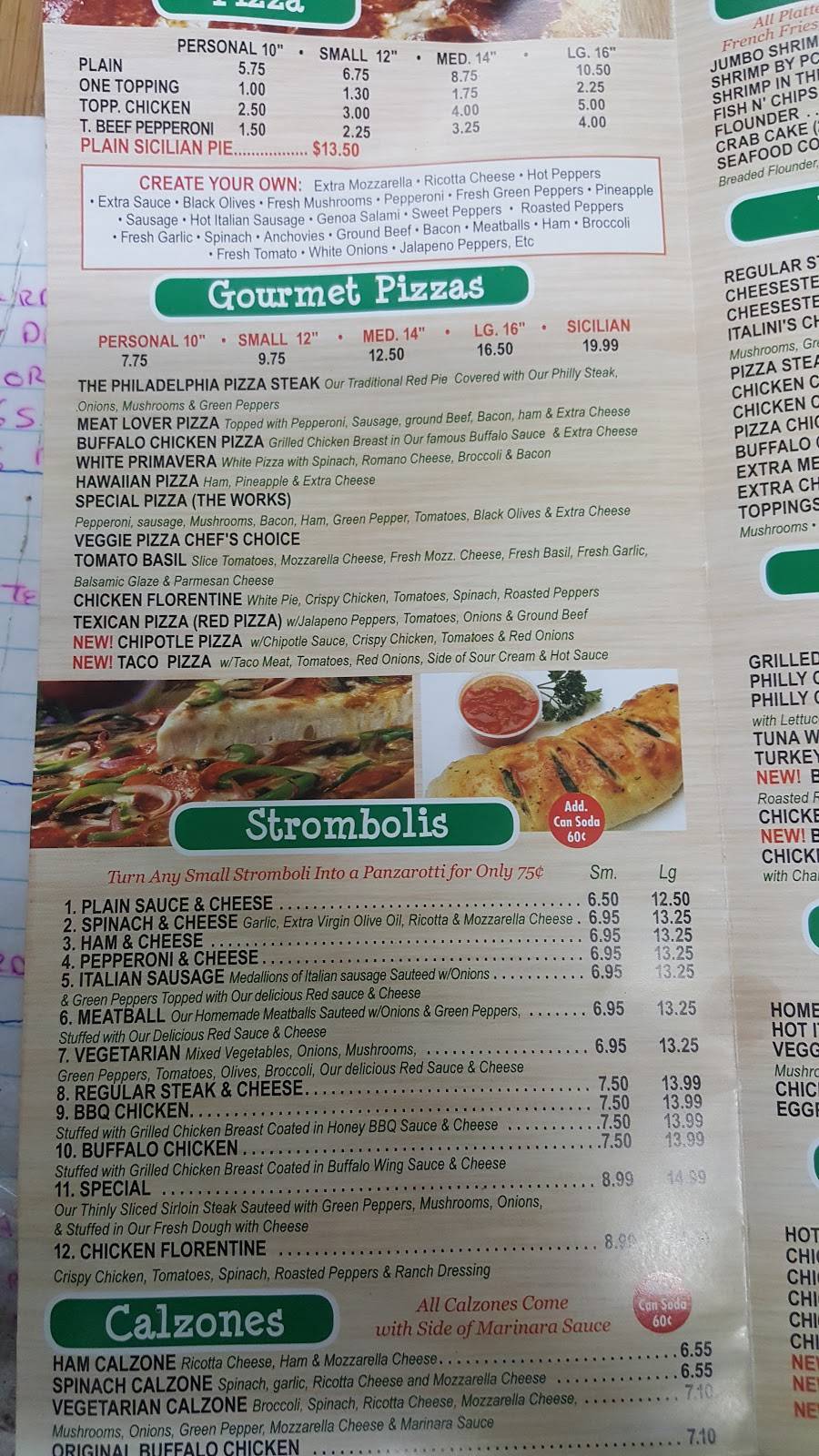 Italinis Pizza & Grill | restaurant | 661 Grant St, Camden, NJ 08102, USA | 8562250060 OR +1 856-225-0060