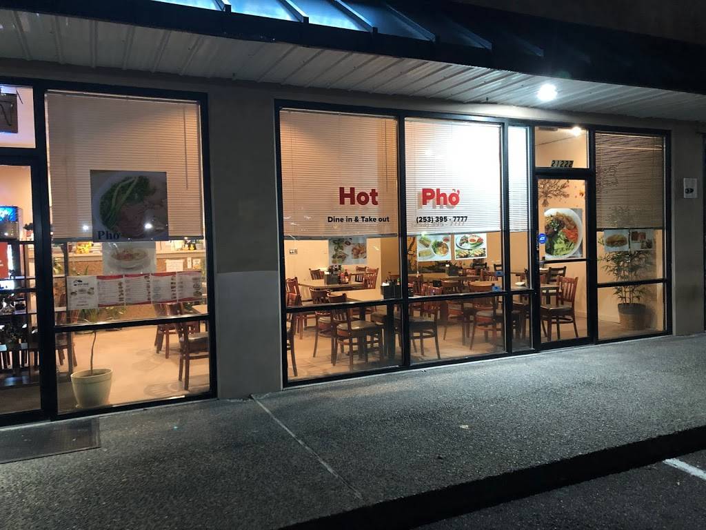Hot phở | restaurant | 21222 84th Ave S, Kent, WA 98032, USA | 2533957777 OR +1 253-395-7777