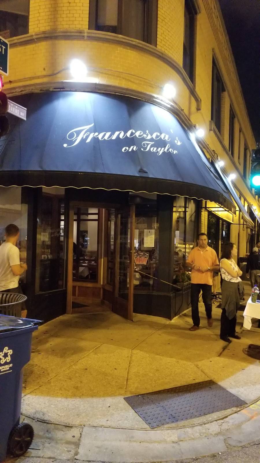 Francescas on Taylor | restaurant | 1400 W Taylor St, Chicago, IL 60607, USA | 3128292828 OR +1 312-829-2828