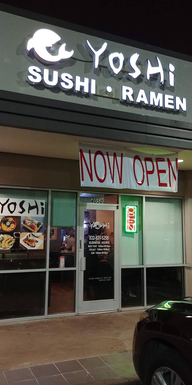 Yoshi | restaurant | 4050 Bellaire Blvd, Houston, TX 77025, USA | 8328315258 OR +1 832-831-5258