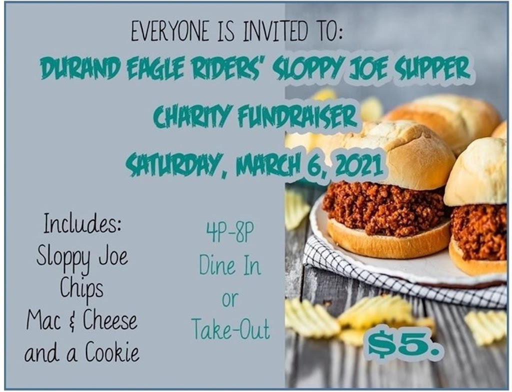 Durand Eagles Club | restaurant | 5240 S New Lothrop Rd, Durand, MI 48429, USA | 9892882767 OR +1 989-288-2767