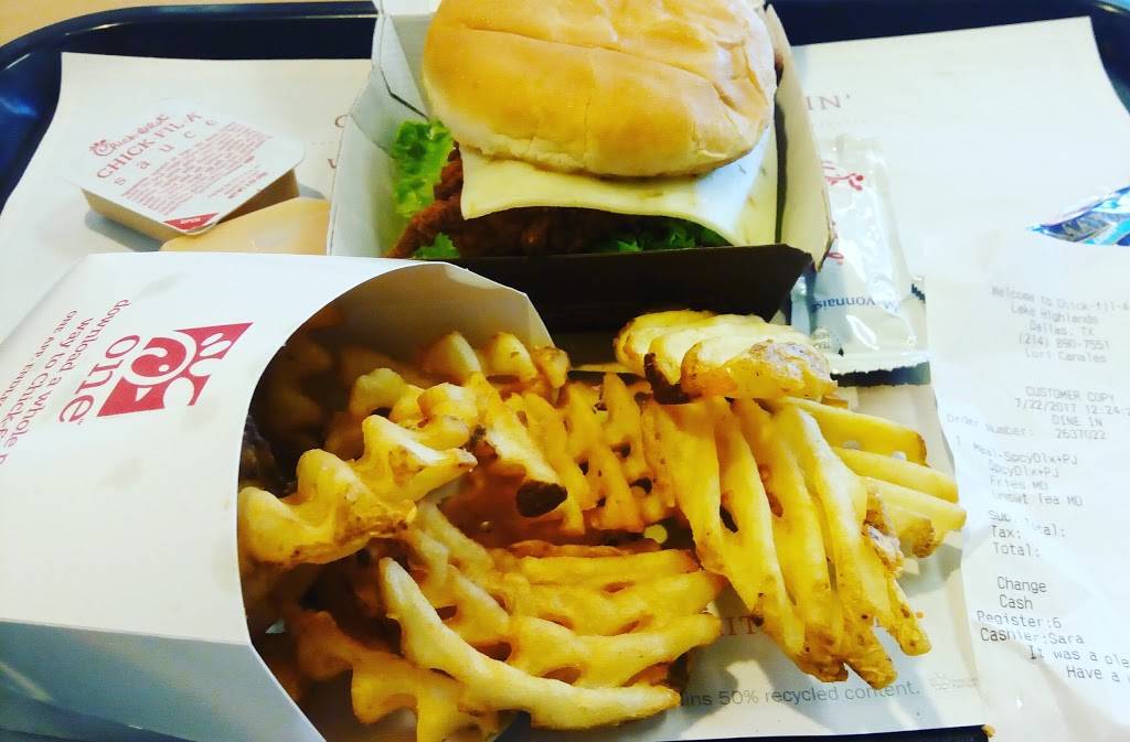 Chick-fil-A | restaurant | 6176 Retail Rd Ste 100, Dallas, TX 75231, USA | 2148907551 OR +1 214-890-7551