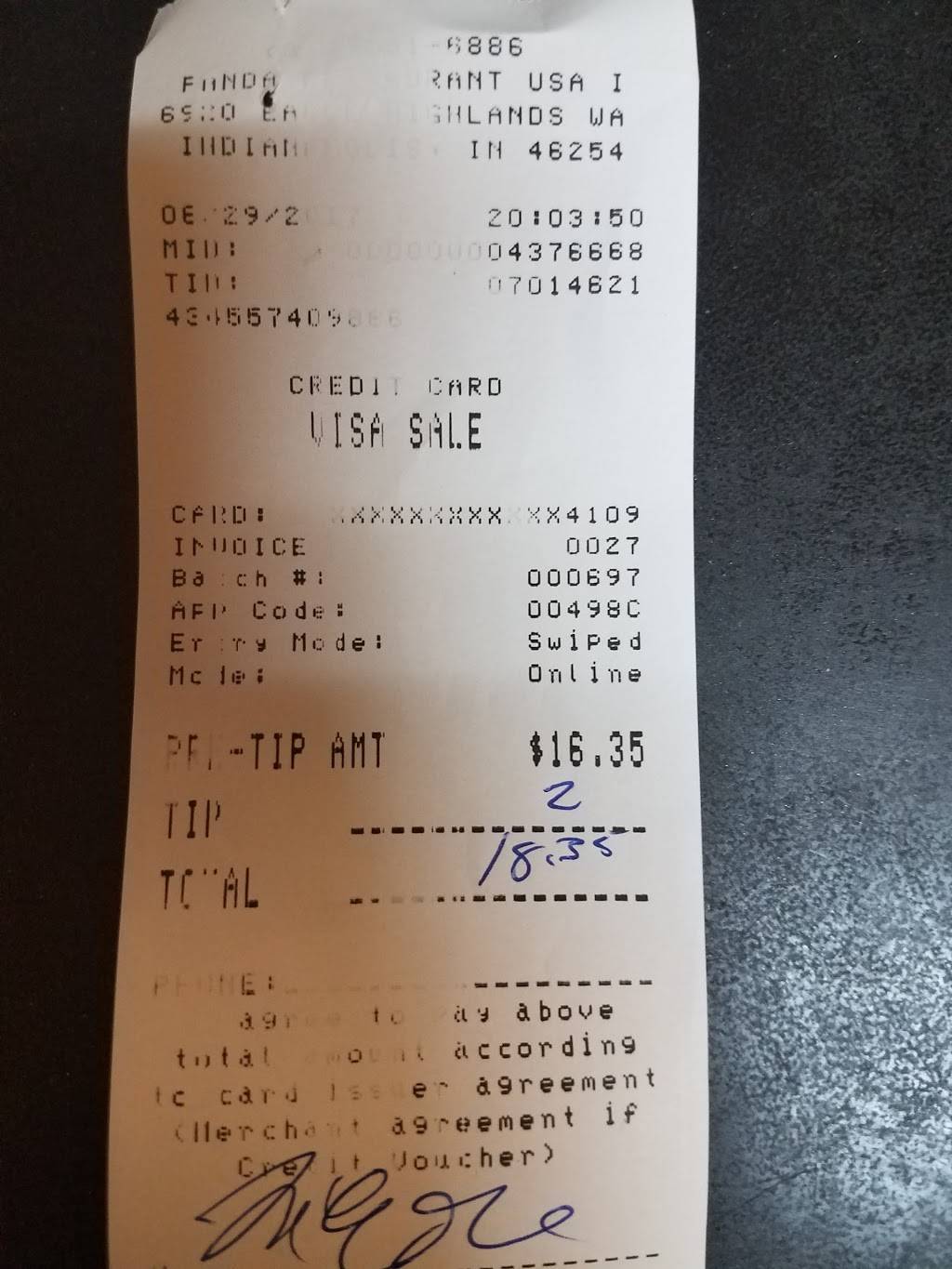 Panda Restaurant | restaurant | 6920 Eagle Highlands Way, Indianapolis, IN 46254, USA | 3172916886 OR +1 317-291-6886