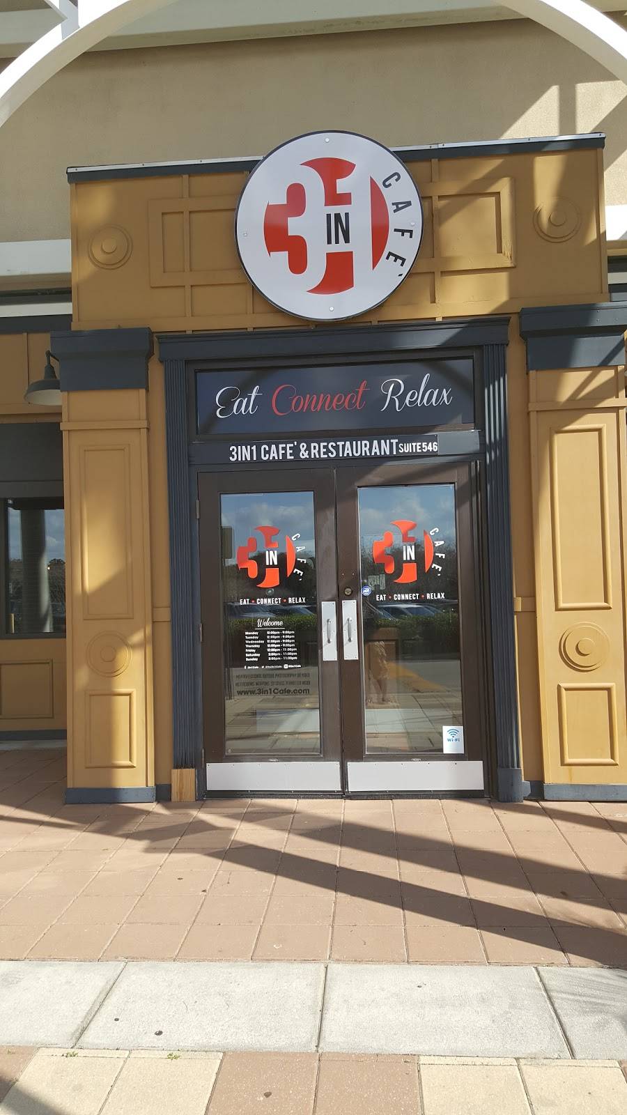 3in1 Cafe | restaurant | 9401 W Colonial Dr #546, Ocoee, FL 34761, USA | 4076016628 OR +1 407-601-6628