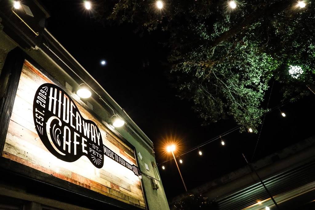 Hideaway Cafe | restaurant | 1756 Central Ave, St. Petersburg, FL 33712, USA | 7276447895 OR +1 727-644-7895
