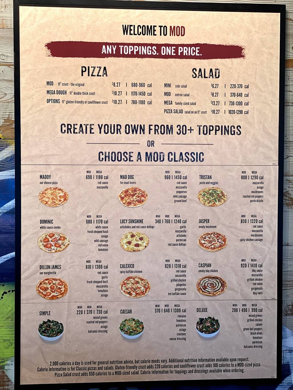 MOD Pizza | restaurant | 1675 E Broad St Suite 109, Mansfield, TX 76063, USA | 6823410506 OR +1 682-341-0506