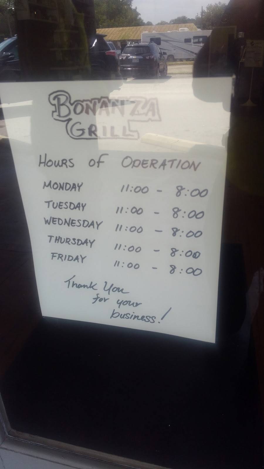 Bonanza Grill | restaurant | 12544 Hanover St, Bailey, NC 27807, USA | 2522352692 OR +1 252-235-2692