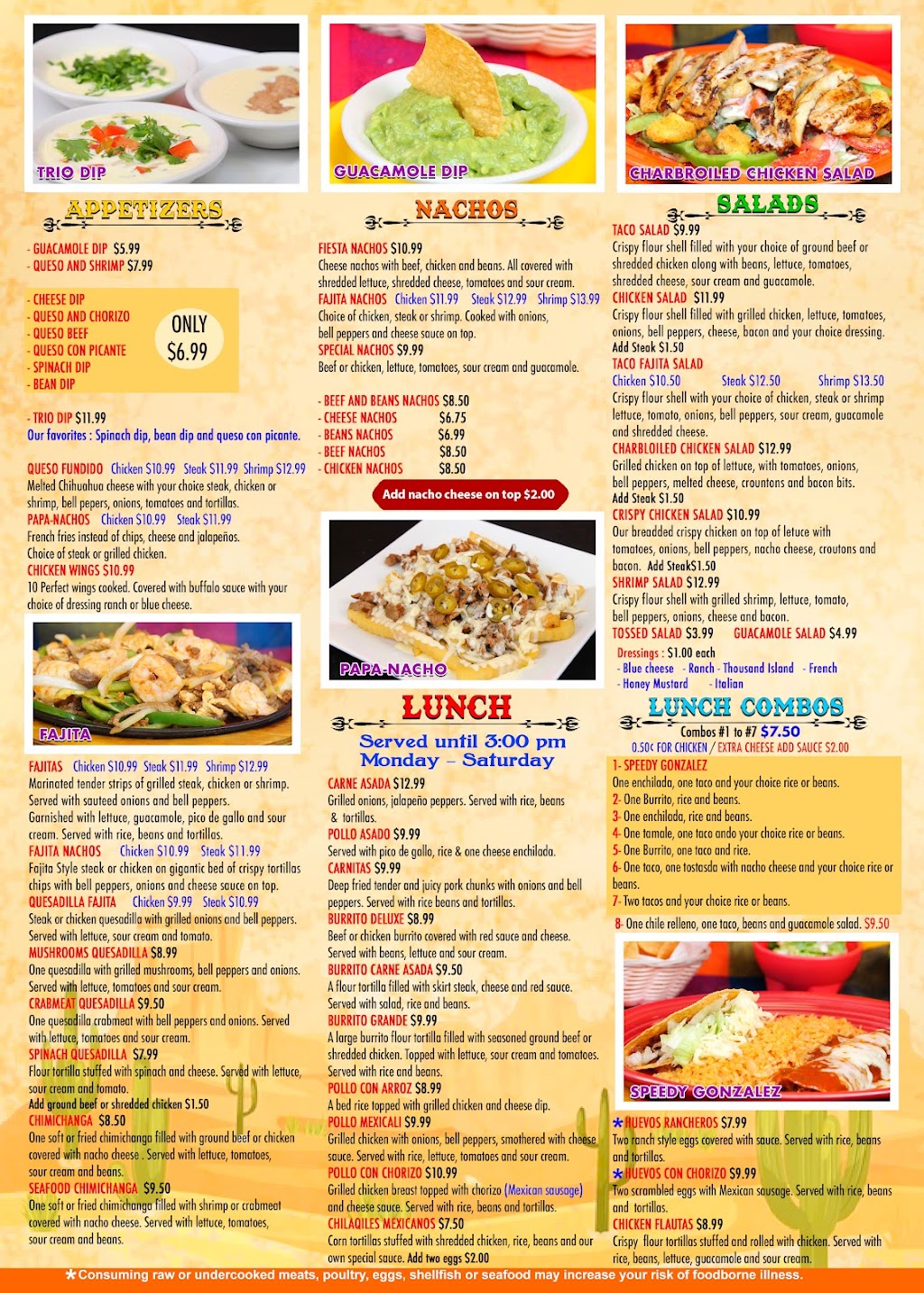 Yellow Cactus | restaurant | 9111 Galene Dr, Jeffersontown, KY 40299, USA | 5027495922 OR +1 502-749-5922