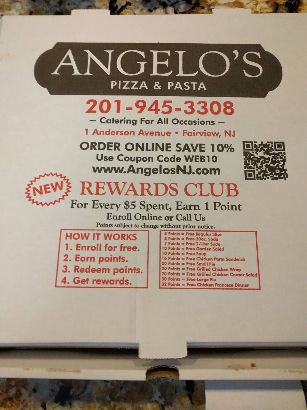 Angelos | restaurant | 1 Anderson Ave, Fairview, NJ 07022, USA | 2019453308 OR +1 201-945-3308
