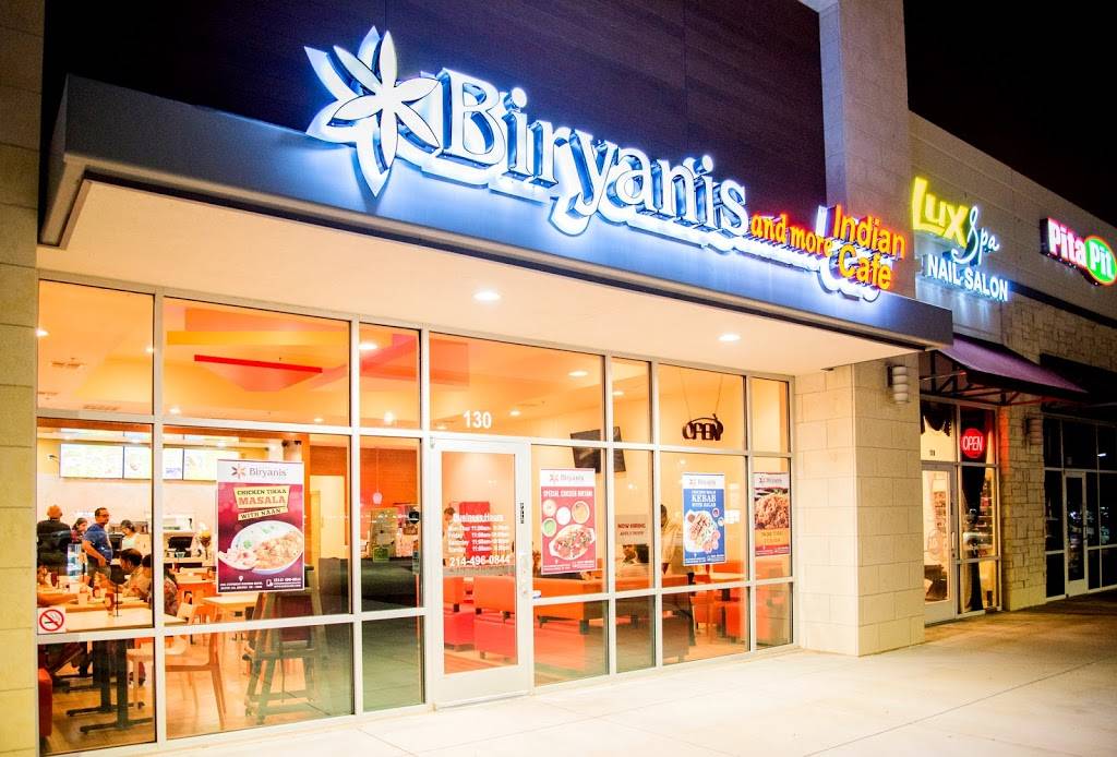 Biryanis and More | restaurant | 8701 Cypress Waters Blvd #130, Irving, TX 75063, USA | 2144960844 OR +1 214-496-0844