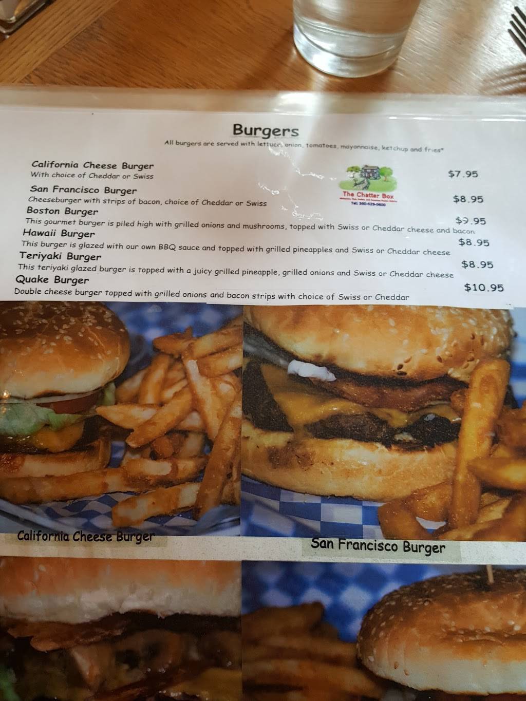 The Chatter Box Restaurant | restaurant | 9819 270th St NW, Stanwood, WA 98292, USA | 3606290600 OR +1 360-629-0600