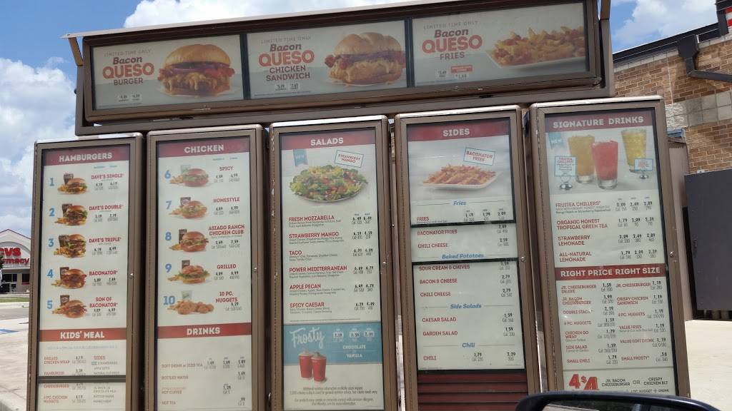Wendys | restaurant | 7727 Wurzbach Rd, San Antonio, TX 78229, USA | 2106140540 OR +1 210-614-0540