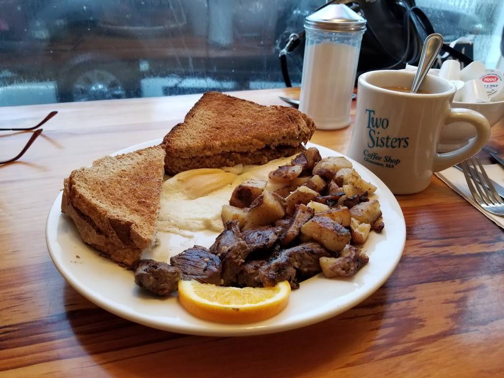 Two Sisters Coffee Shop | restaurant | 27 Washington St, Gloucester, MA 01930, USA | 9782813378 OR +1 978-281-3378