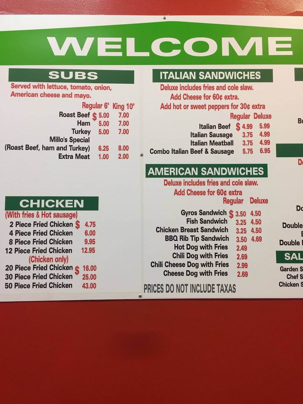 Millos Pizzeria | restaurant | 819 W Chicago Ave, East Chicago, IN 46312, USA | 2193977600 OR +1 219-397-7600