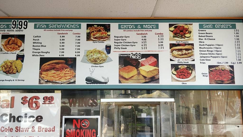 Fisher Fish & Chicken | restaurant | 3685 E Livingston Ave, Columbus, OH 43227, USA | 6143388108 OR +1 614-338-8108