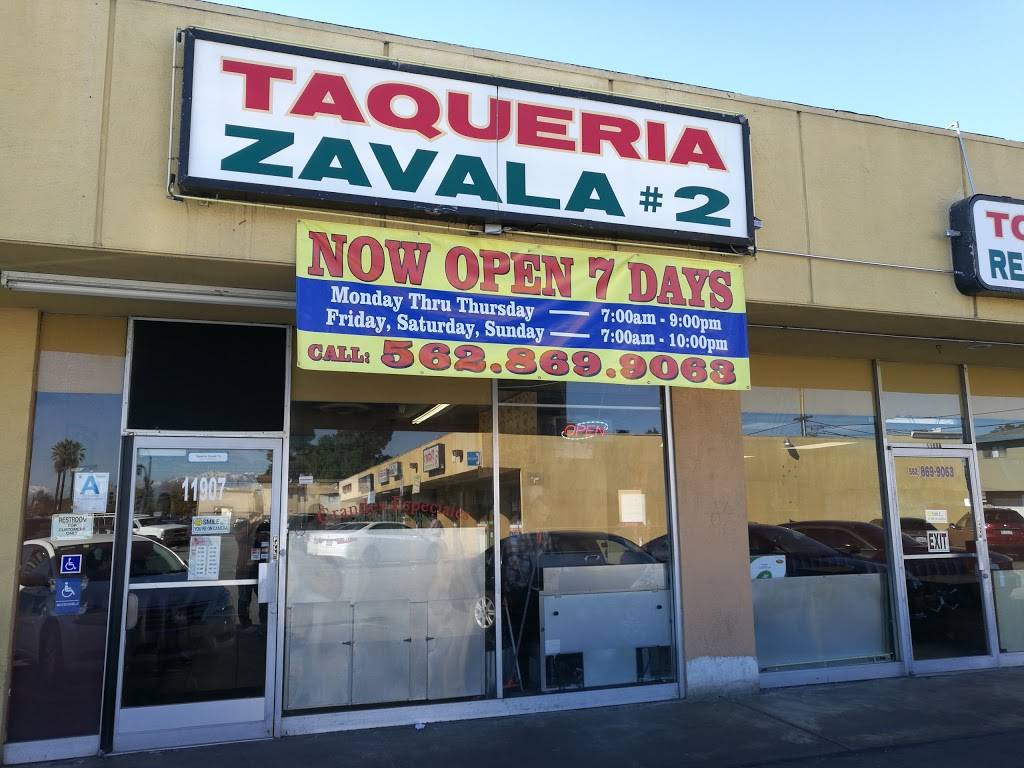 Taqueria Zavala | restaurant | 11907 Lakewood Blvd, Downey, CA 90241, USA | 5628699063 OR +1 562-869-9063