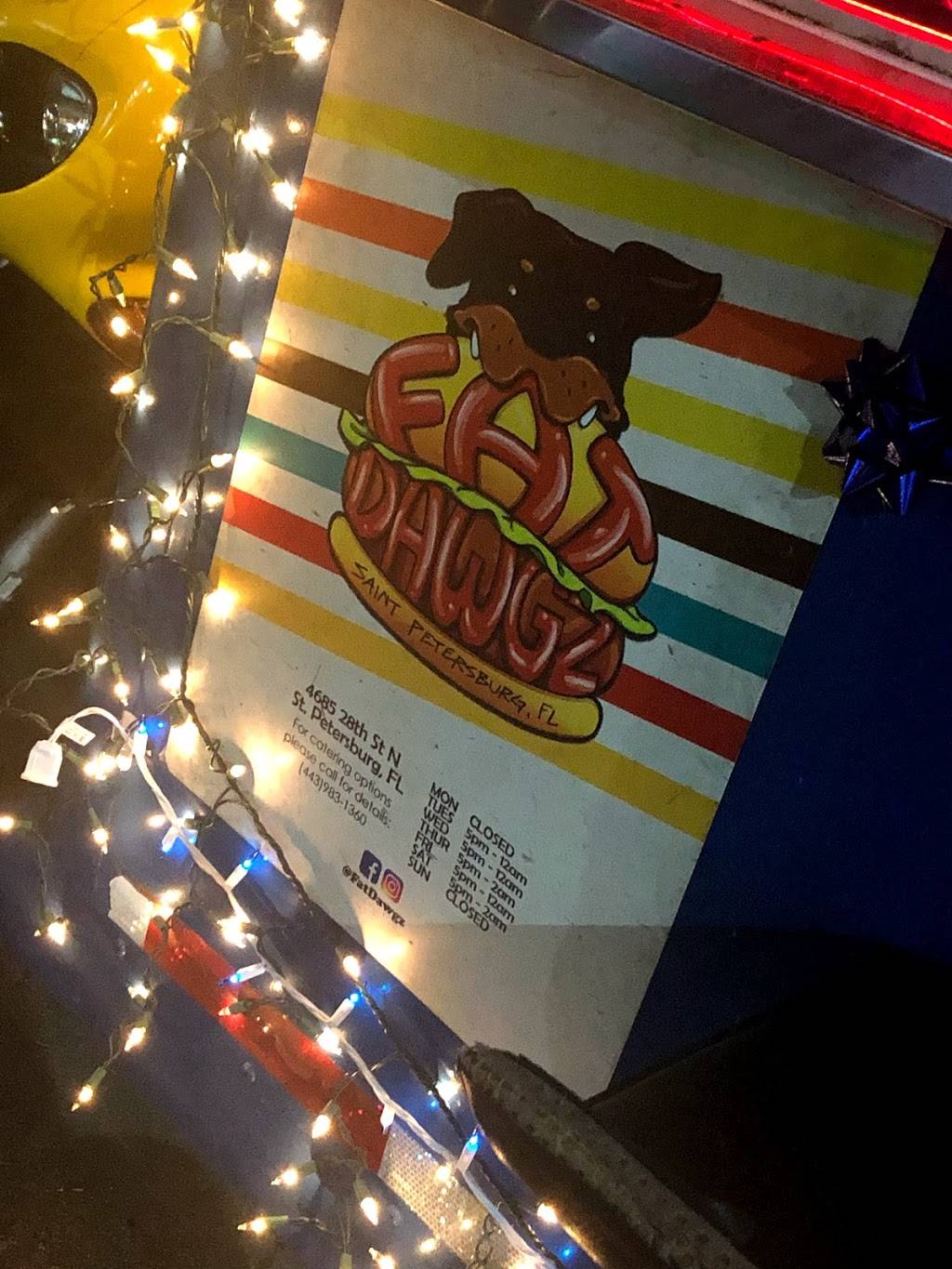 Fat Dawgz | restaurant | 28th St N, St. Petersburg, FL 33714, USA | 4439831360 OR +1 443-983-1360