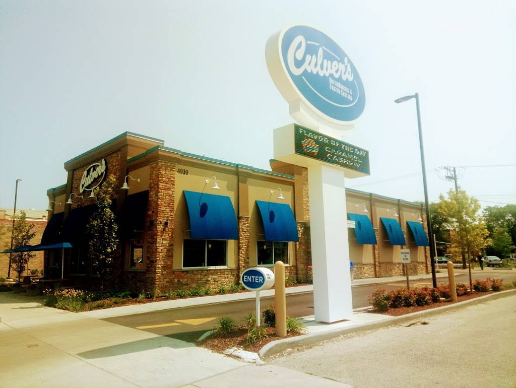 Culvers | restaurant | 4939 W Irving Park Rd, Chicago, IL 60641, USA | 7089672109 OR +1 708-967-2109