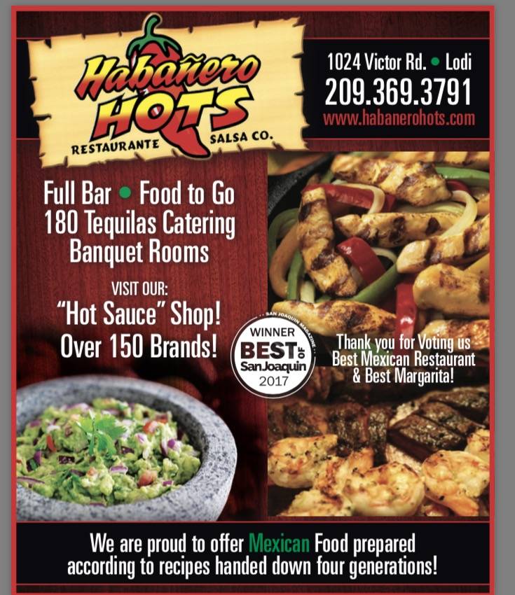 Habanero Hots Restaurant | restaurant | 1024 E Victor Rd, Lodi, CA 95240, USA | 2093693791 OR +1 209-369-3791