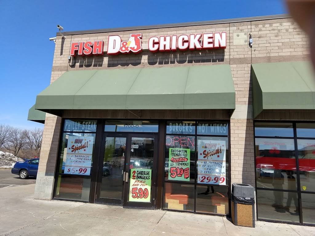 D&J Fish and Chicken | restaurant | 1700 Rice St, St Paul, MN 55113, USA | 6514885330 OR +1 651-488-5330