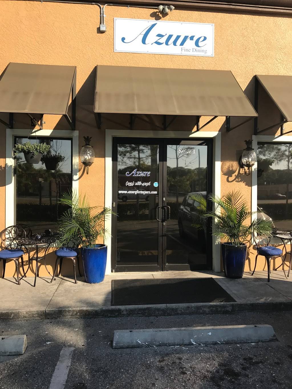 Azure | restaurant | 15301 McGregor Blvd #1, Fort Myers, FL 33908, USA | 2392884296 OR +1 239-288-4296