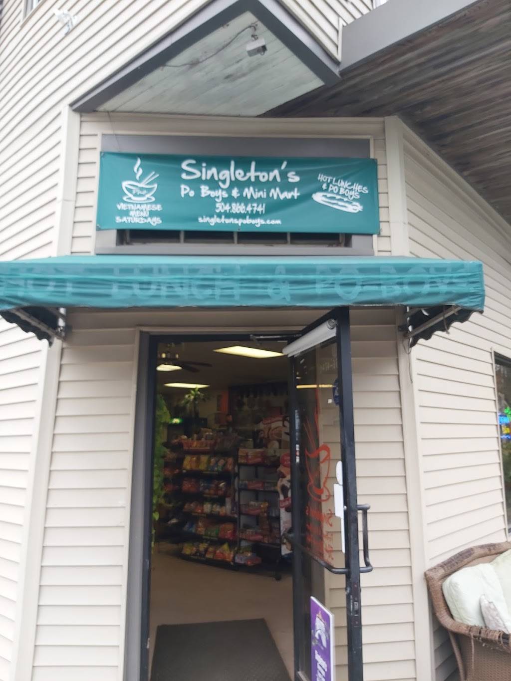 Singletons Mini Mart | meal takeaway | 7446 Garfield St #3635, New Orleans, LA 70118, USA | 5048664741 OR +1 504-866-4741