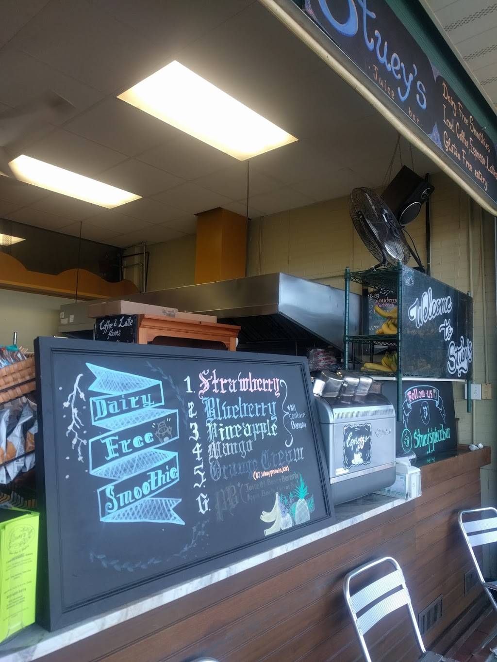 Stueys Juice Bar & Bistro | restaurant | 5302 Boardwalk, Wildwood, NJ 08260, USA | 6094253474 OR +1 609-425-3474