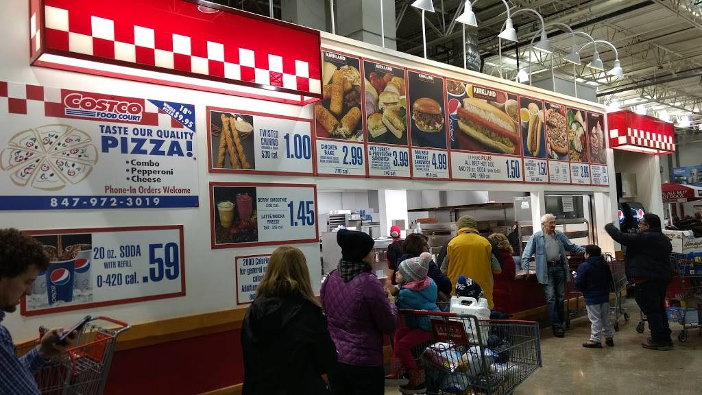 Costco Food Court | meal takeaway | 7311 N Melvina Ave, Niles, IL 60714, USA | 8479723019 OR +1 847-972-3019