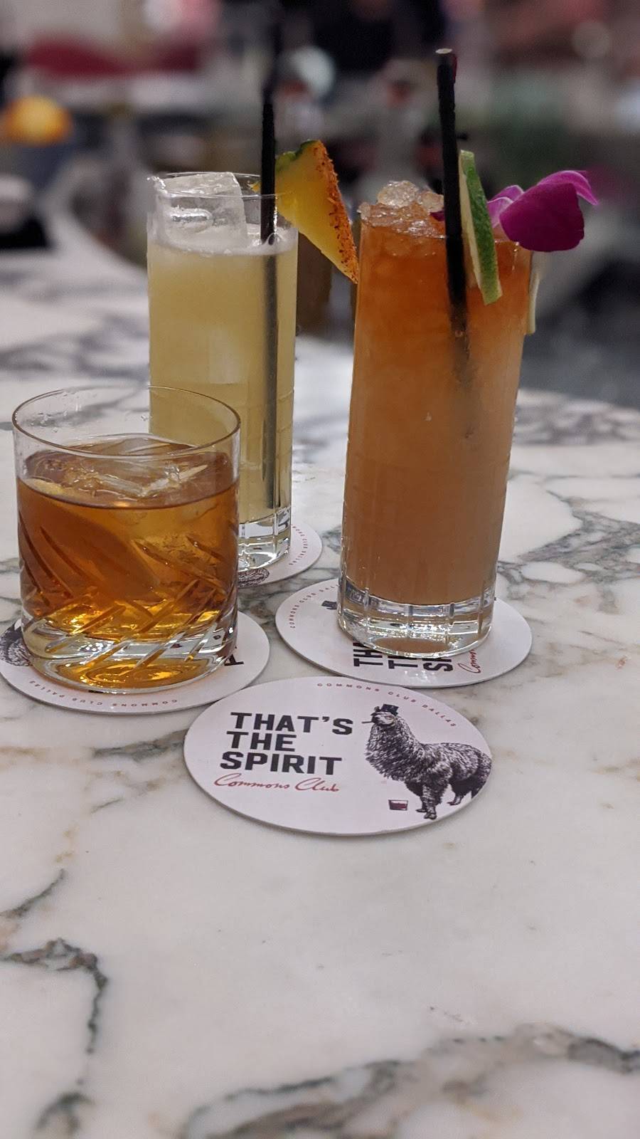 Commons Club | restaurant | 1415 Turtle Creek Blvd, Dallas, TX 75207, USA | 4694367150 OR +1 469-436-7150