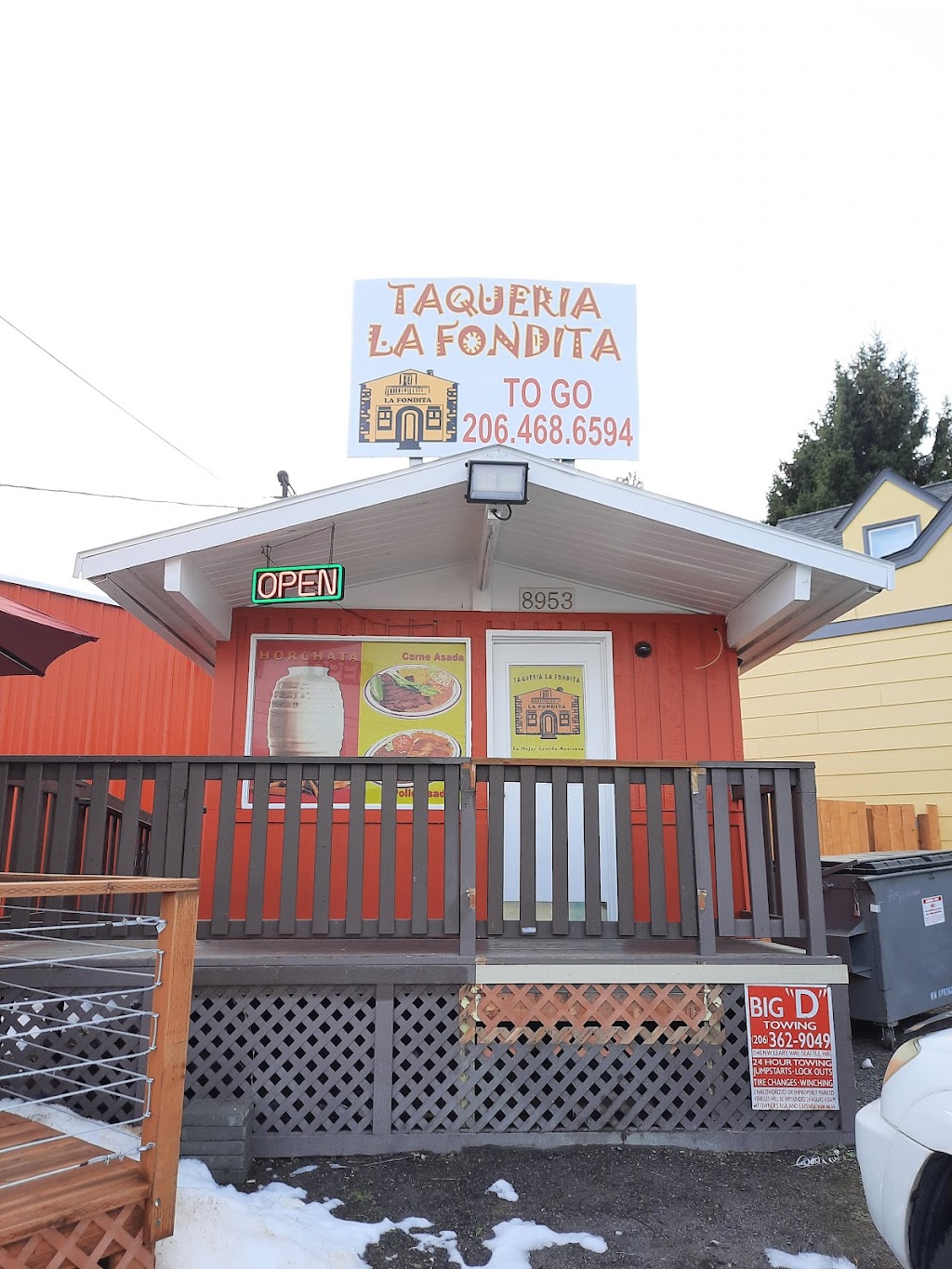 Taqueria La Fondita | restaurant | 8953 Aurora Ave N, Seattle, WA 98103, USA | 2064686594 OR +1 206-468-6594