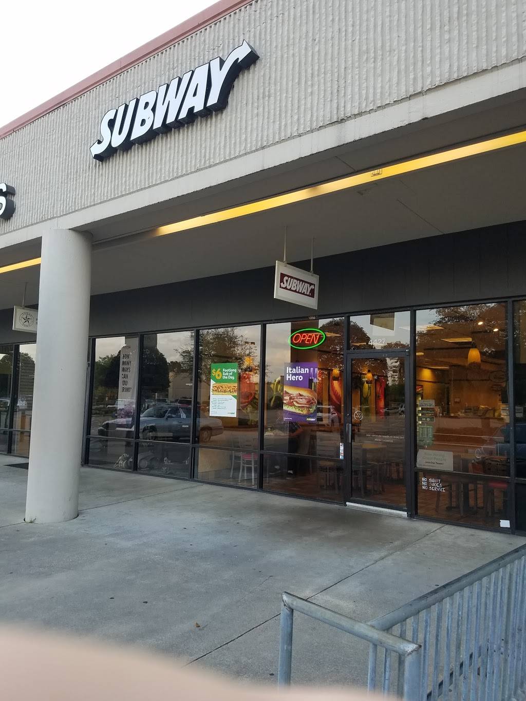 Subway Restaurants | restaurant | 4427 Kingwood Dr, Kingwood, TX 77339, USA | 2813603746 OR +1 281-360-3746