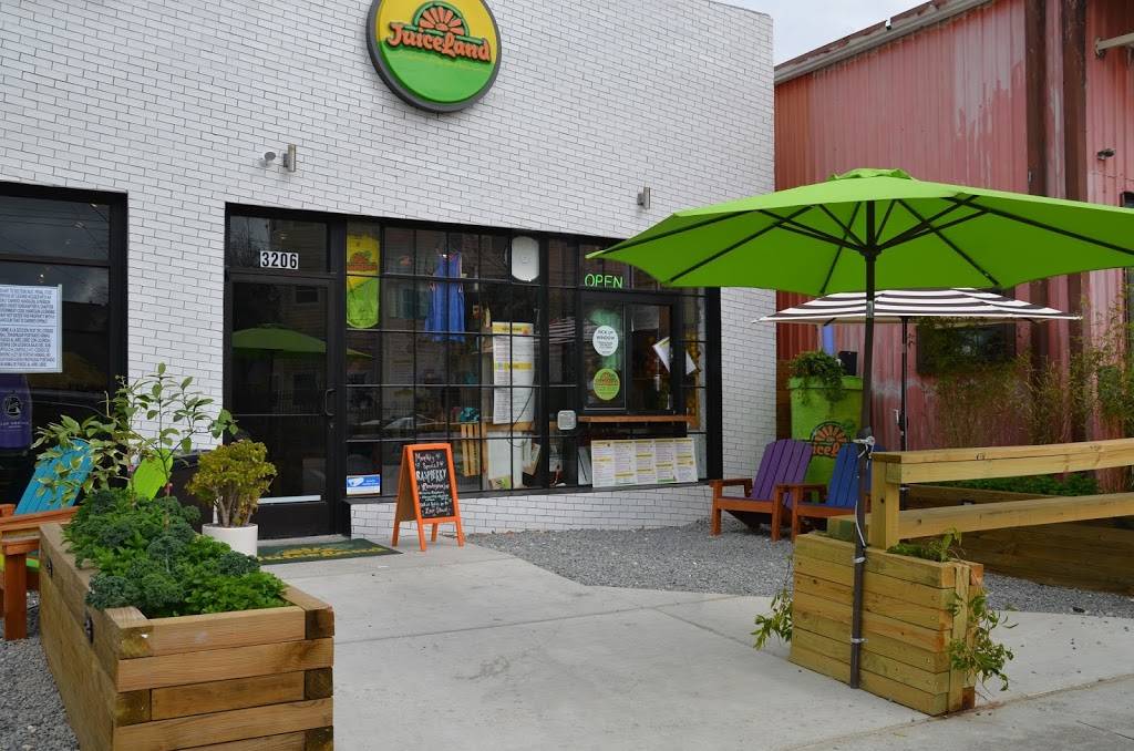 JuiceLand | restaurant | 3206 White Oak Dr, Houston, TX 77007, USA | 8324337831 OR +1 832-433-7831