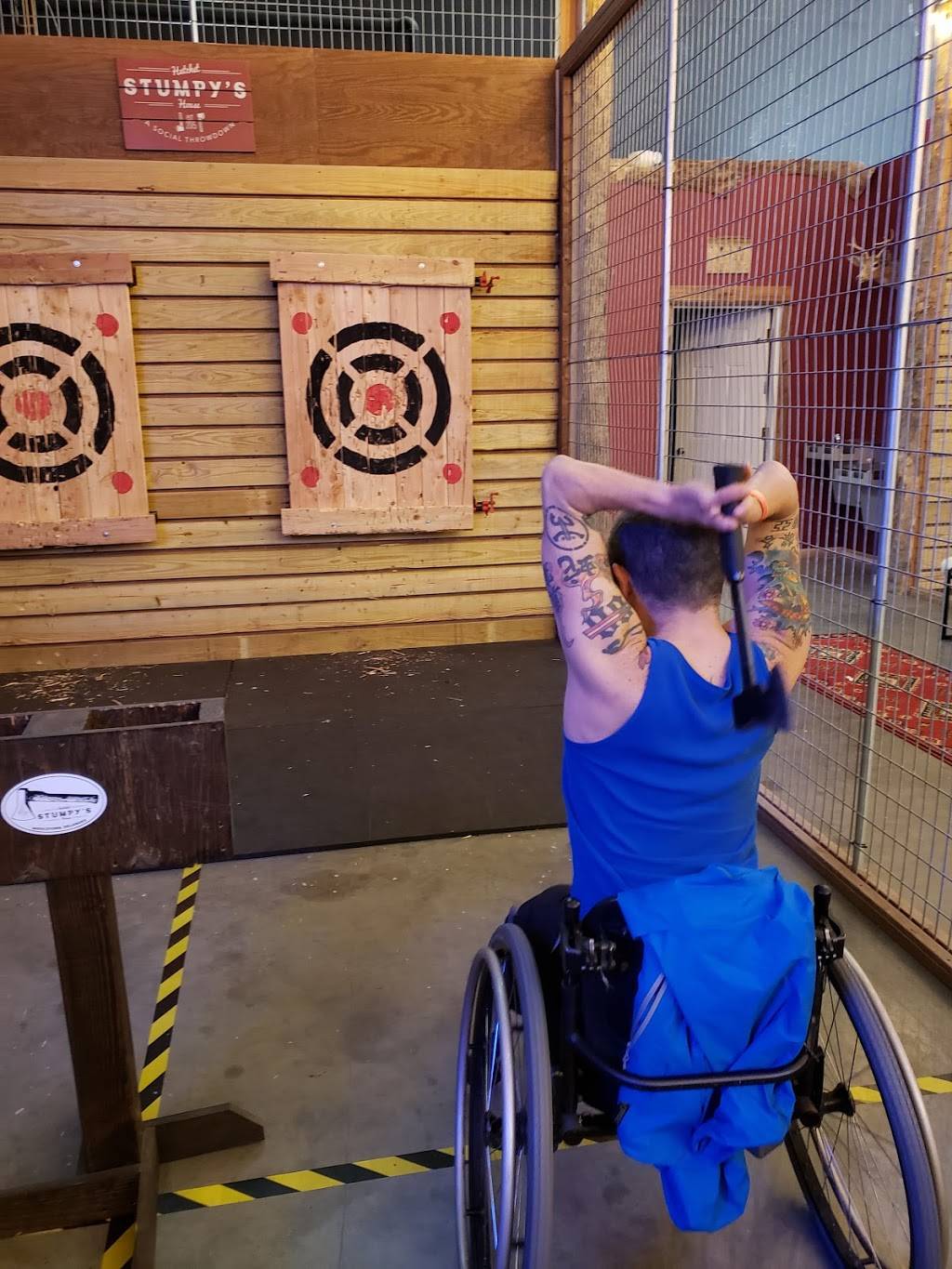Stumpys Hatchet House - Axe Throwing |  | 819 Middletown Warwick Rd, Middletown, DE 19709, USA | 3023784737 OR +1 302-378-4737